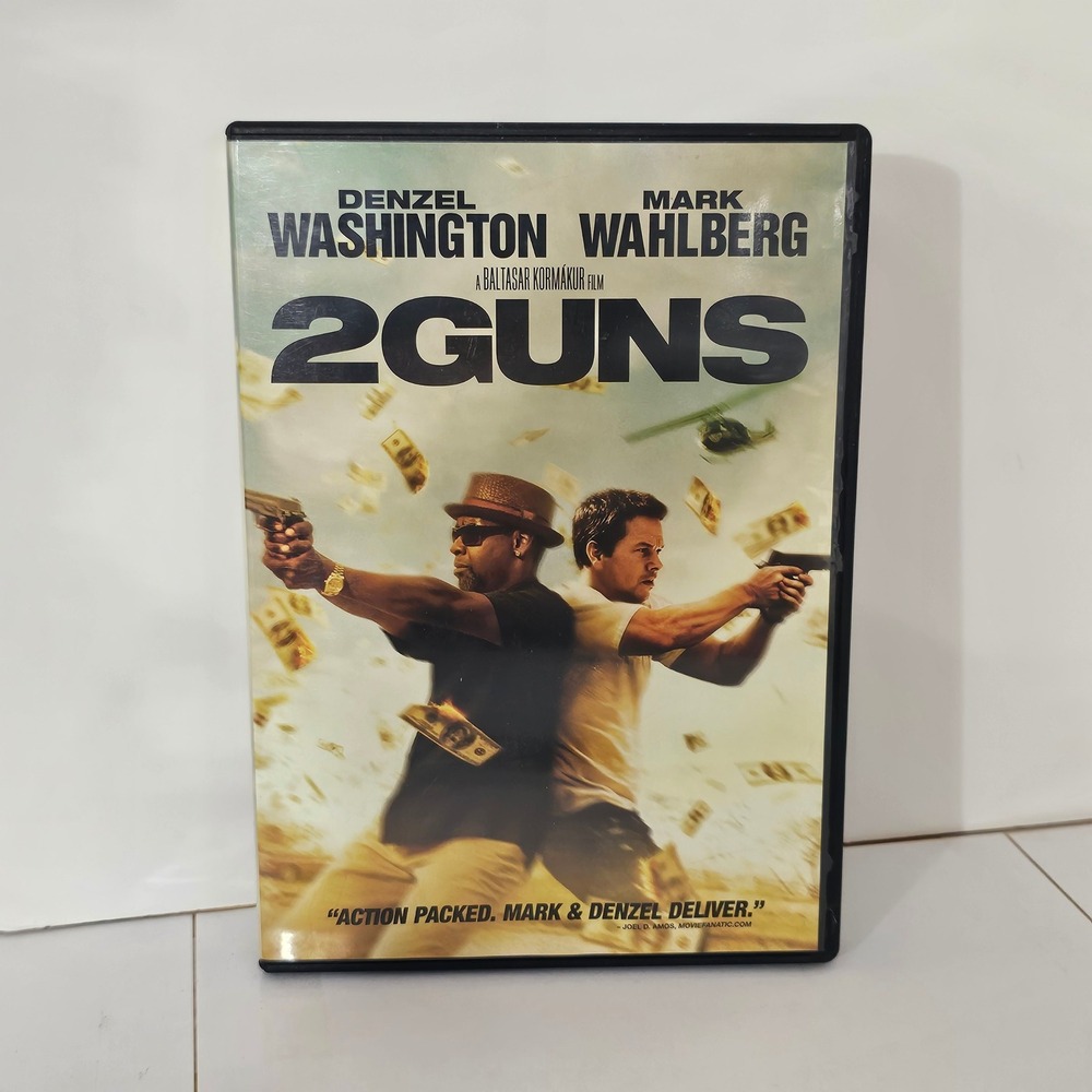 2 Guns DVD Denzel Washington Mark Wahlberg Action Crime Thriller Movie